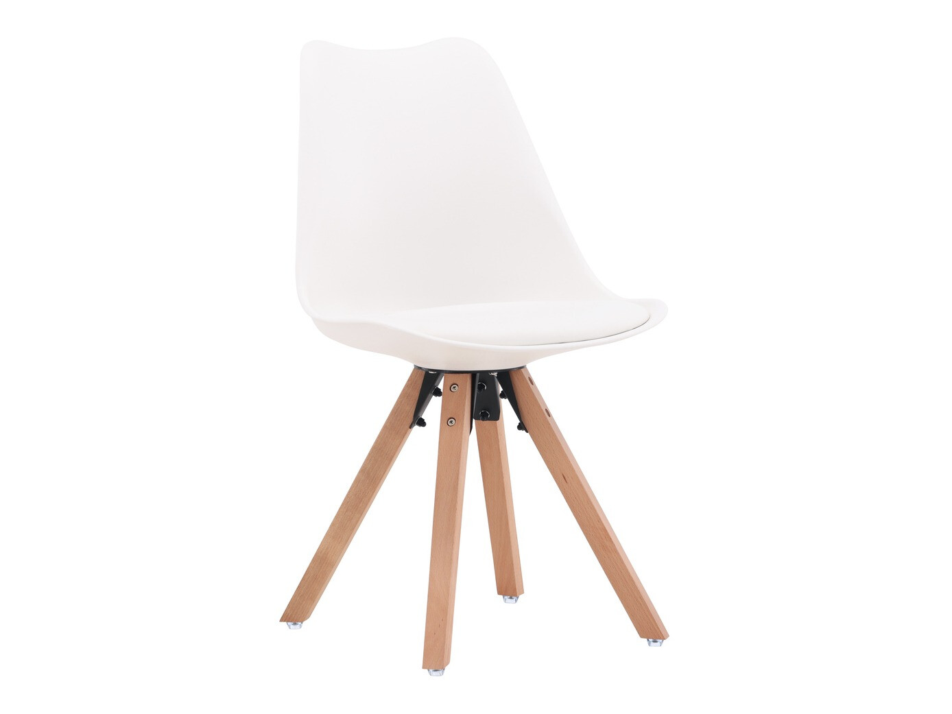 Set sala da pranzo Dallas 4244 (Bianco + Nocciola)