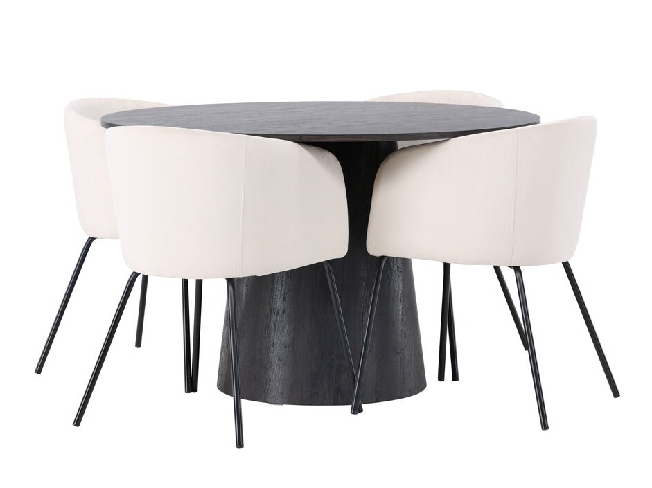 Set sala da pranzo Dallas 4249 (Marrone scuro)