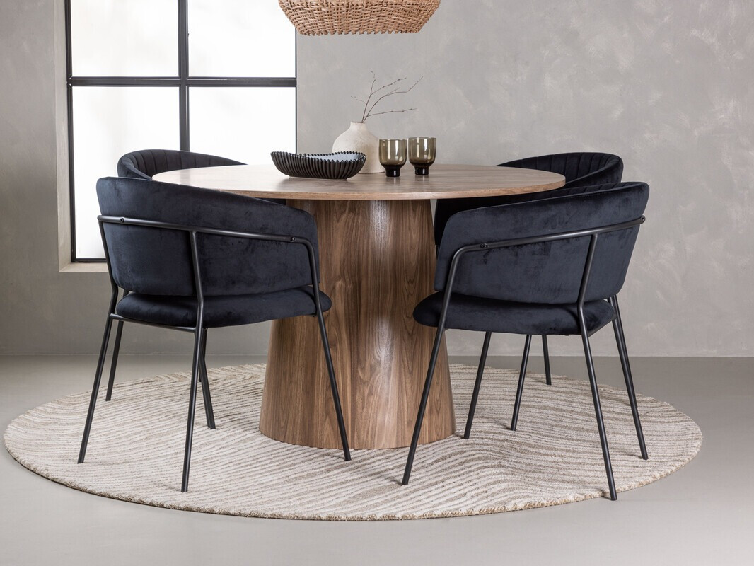 Set sala da pranzo Dallas 4254 (Marrone)