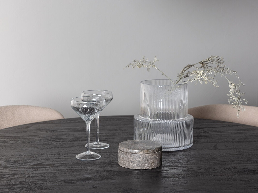 Set sala da pranzo Dallas 4257 (Beige + Nero)