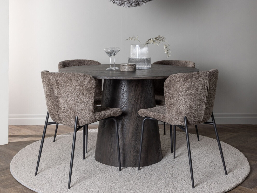 Set sala da pranzo Dallas 4257 (Marrone scuro)