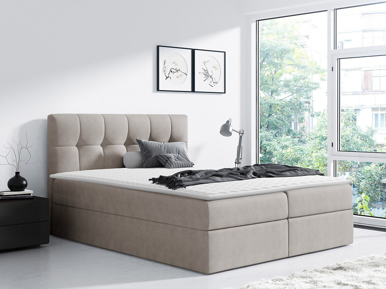 Letto continentale Aedes (Rico 1)