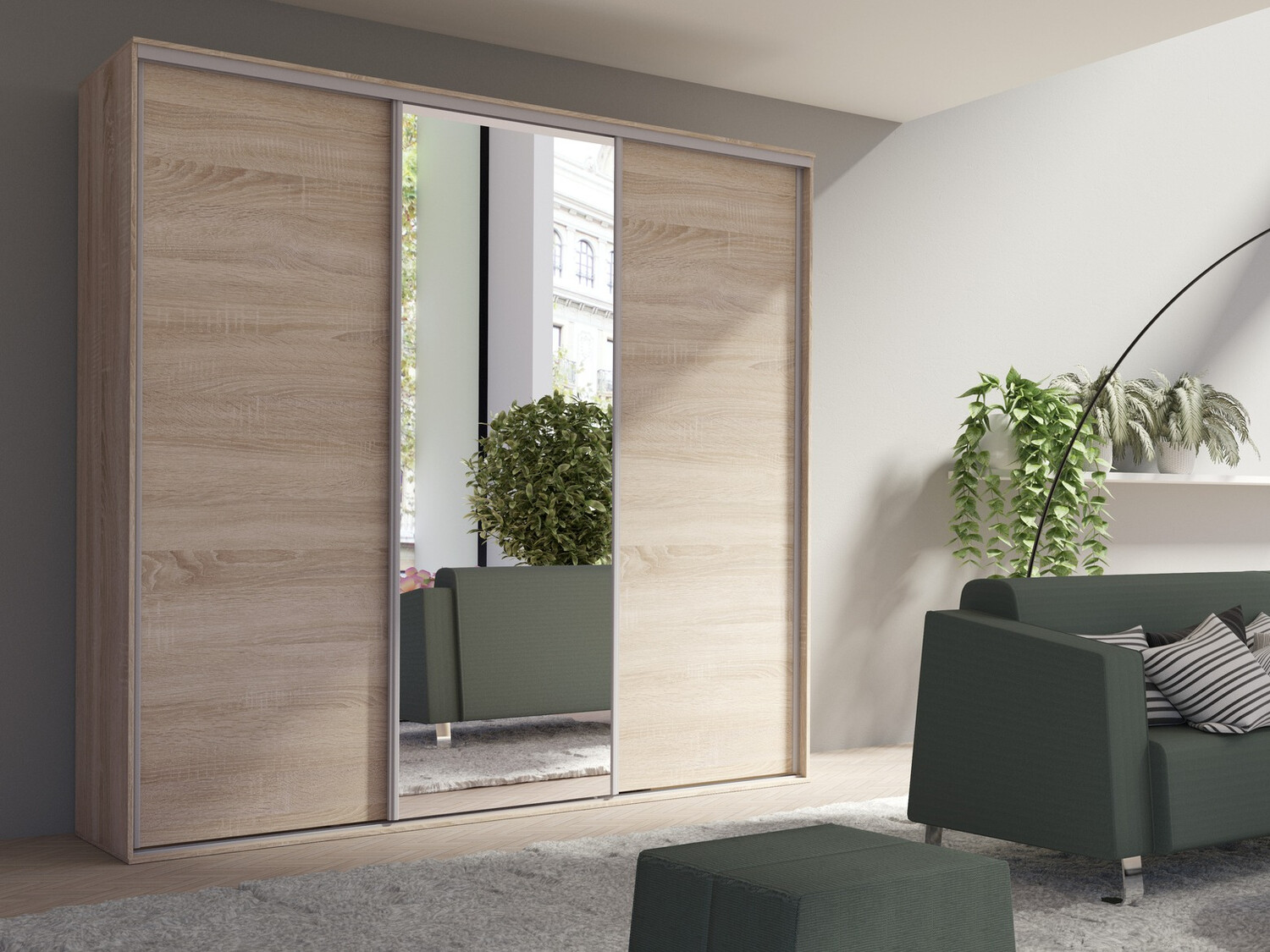 Armadio Murrieta 145 (Sonoma quercia)