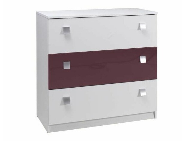 Cassettiera Murrieta 109 (Bianco + Lucidare Lilla)