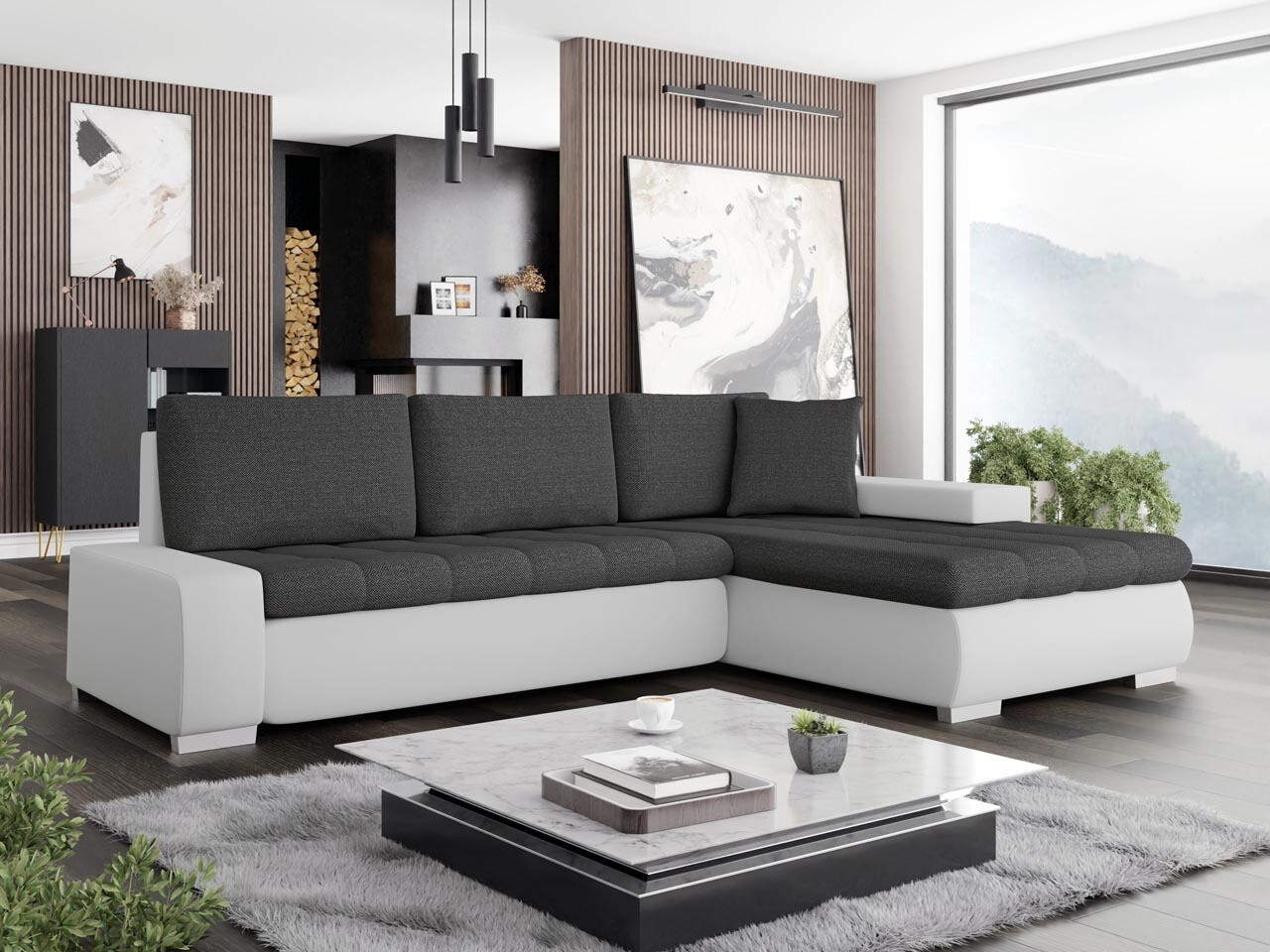 Divano angolare Comfivo 112 (Soft 017 + Boss 12)