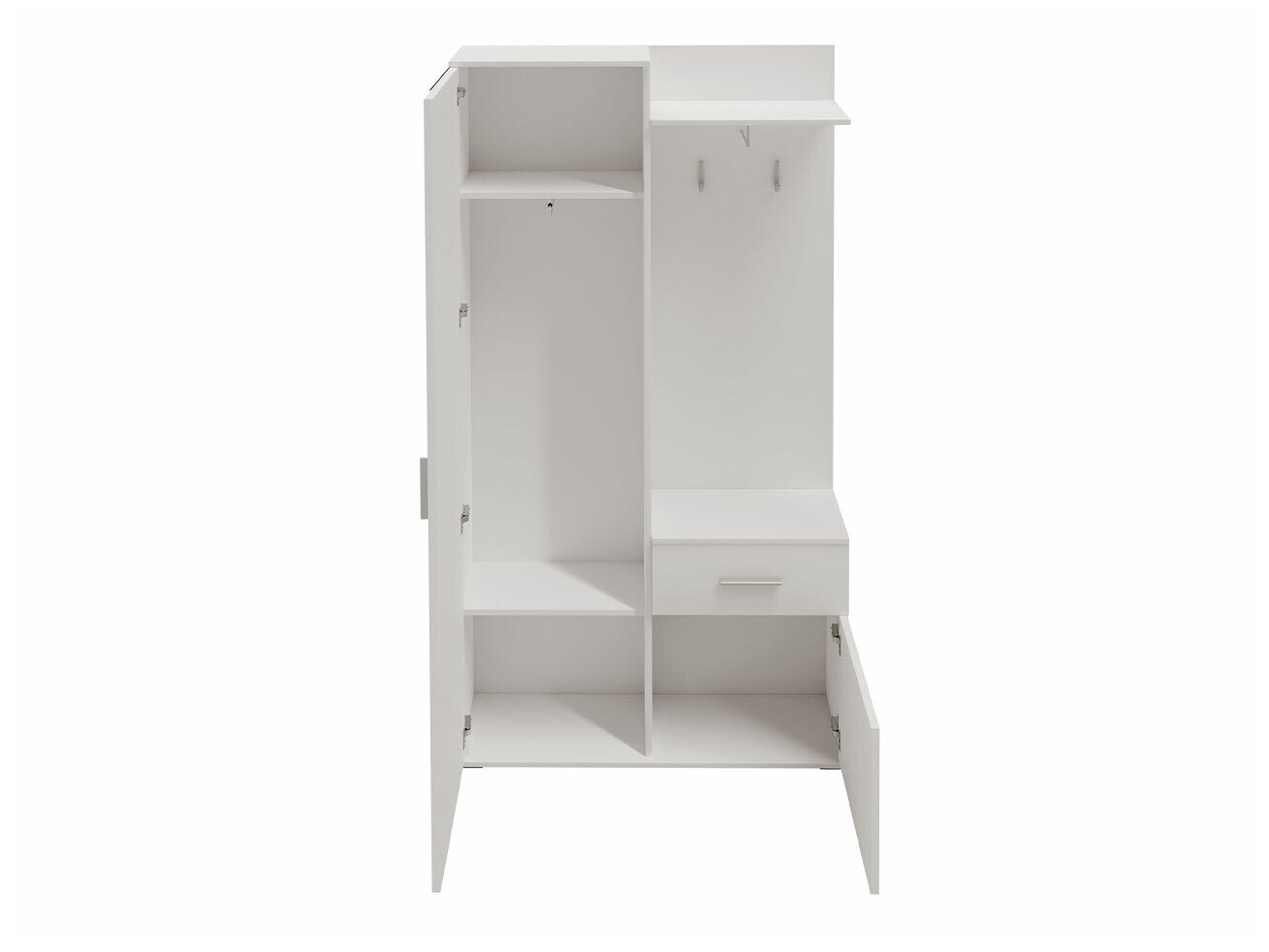 Set arredo da corridoio Pavo (Bianco)