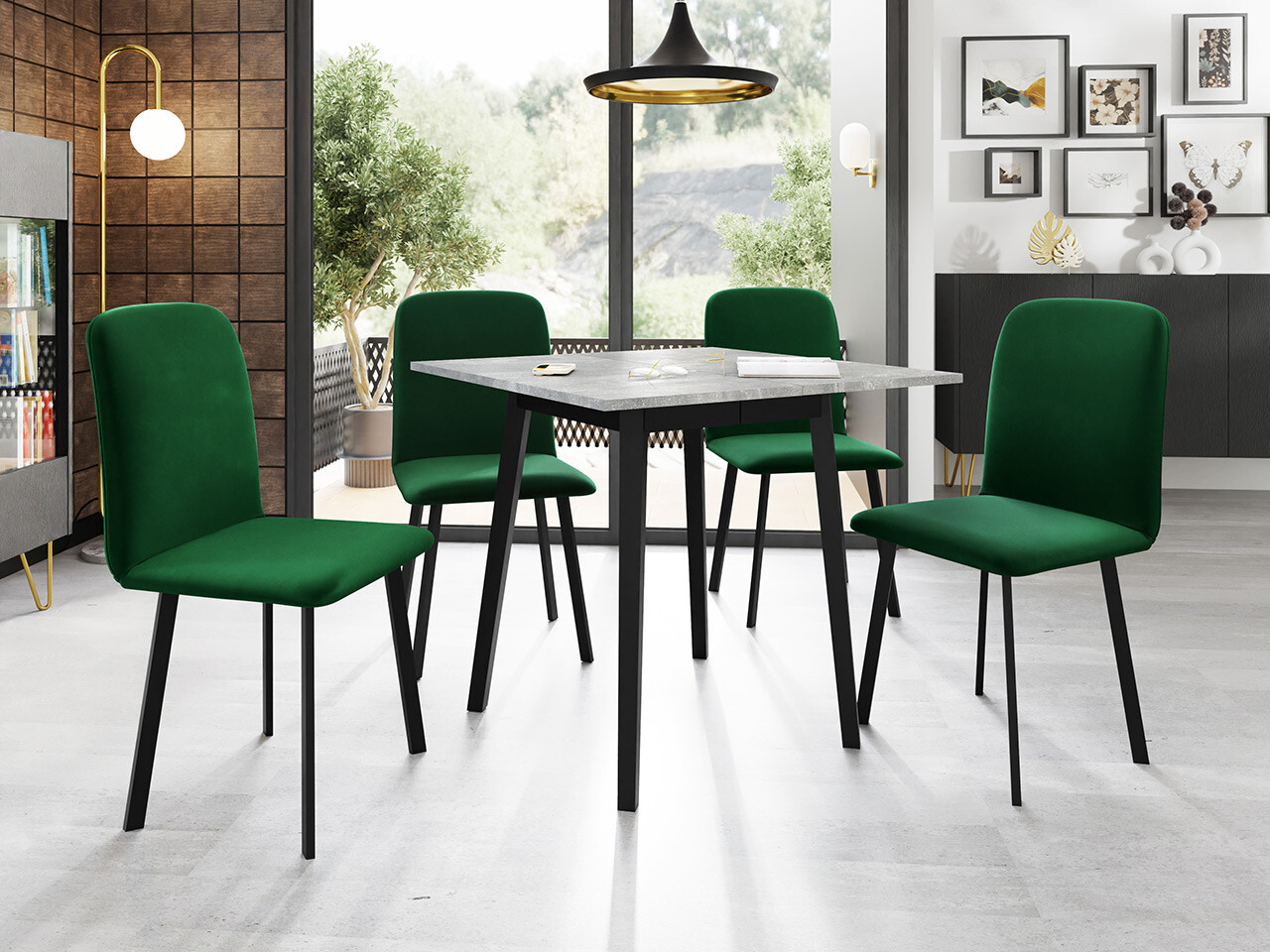 Set sala da pranzo Edmond 116 (Amor Velvet 4311)
