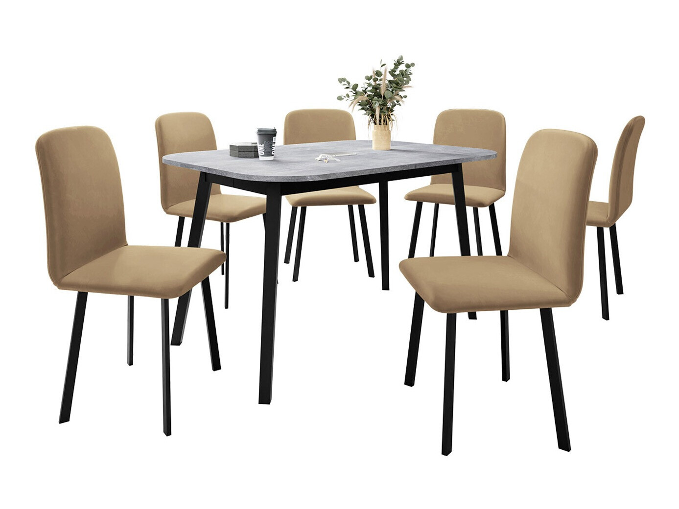 Set sala da pranzo Edmond 117 (Amor Velvet 4302)