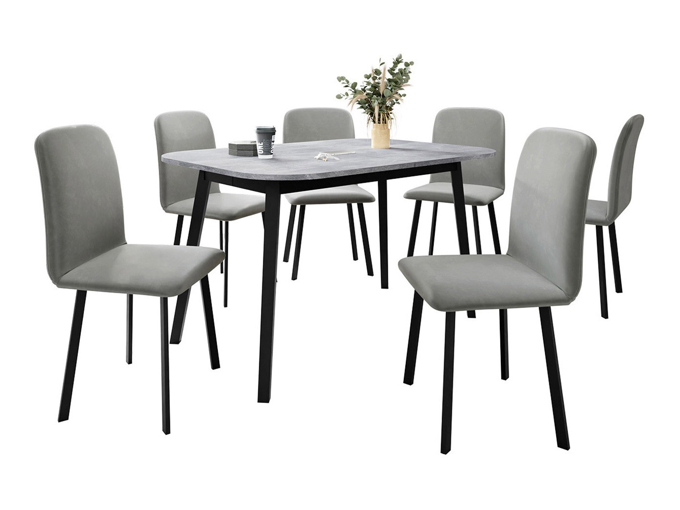 Set sala da pranzo Edmond 117 (Amor Velvet 4318)