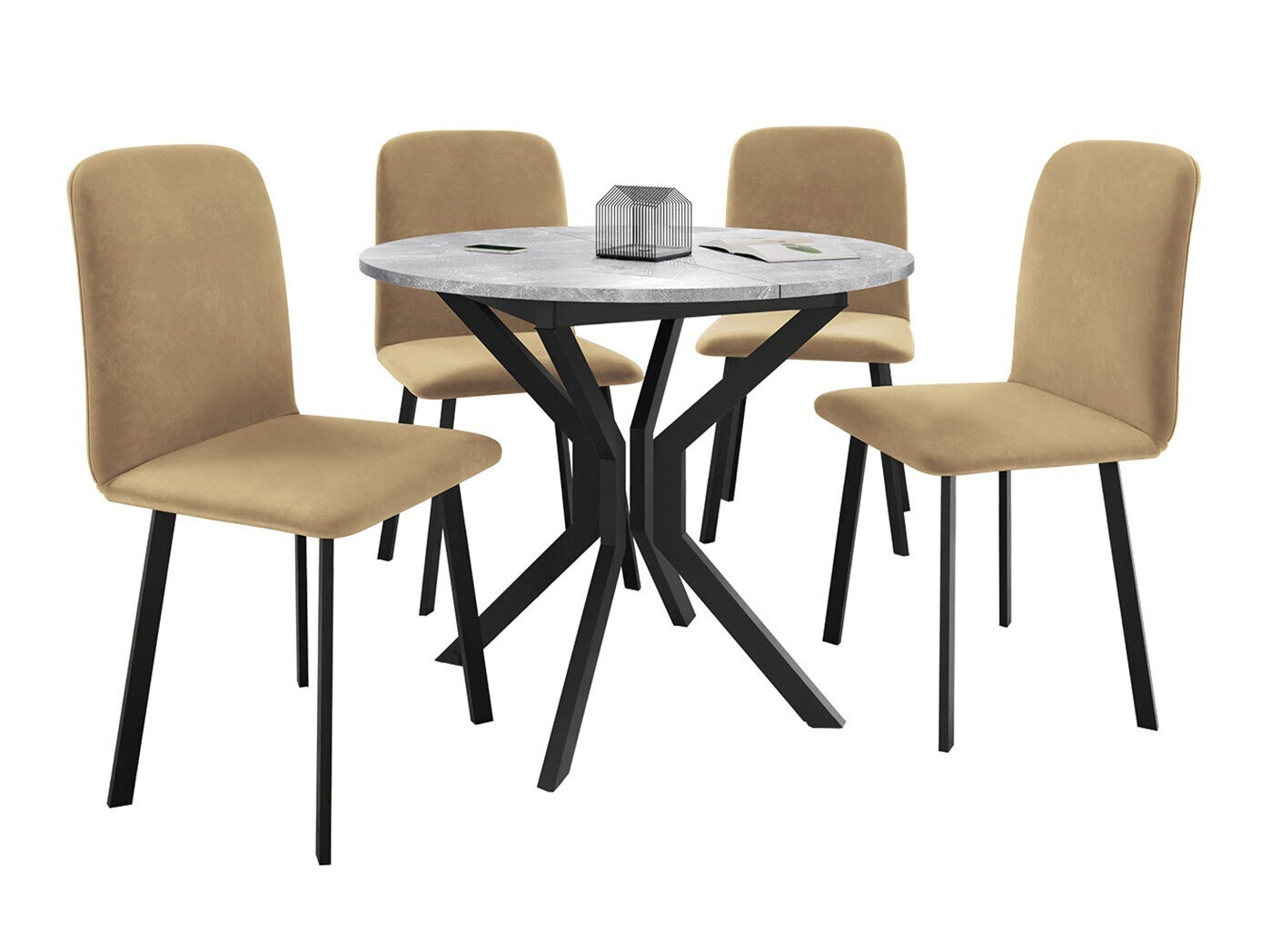 Set sala da pranzo Edmond 118 (Amor Velvet 4302)
