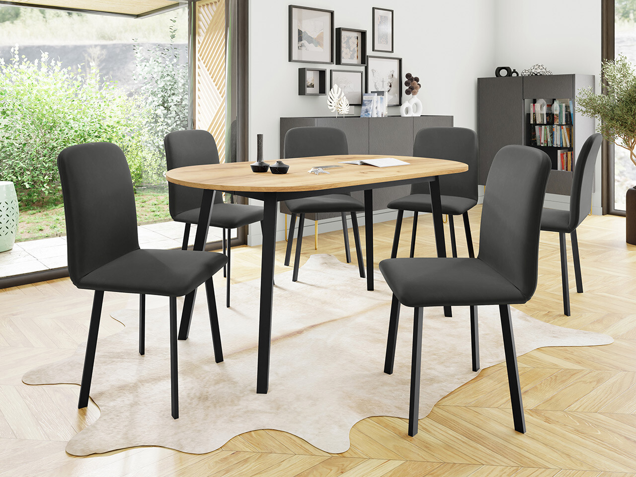 Set sala da pranzo Edmond 121 (Amor Velvet 4321)