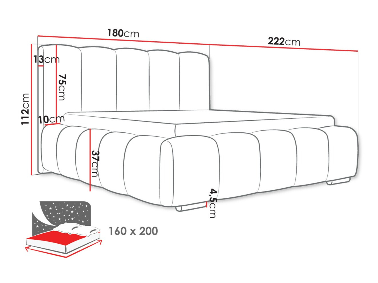 Letto TrendyNest Alceus I (Kronos 07)