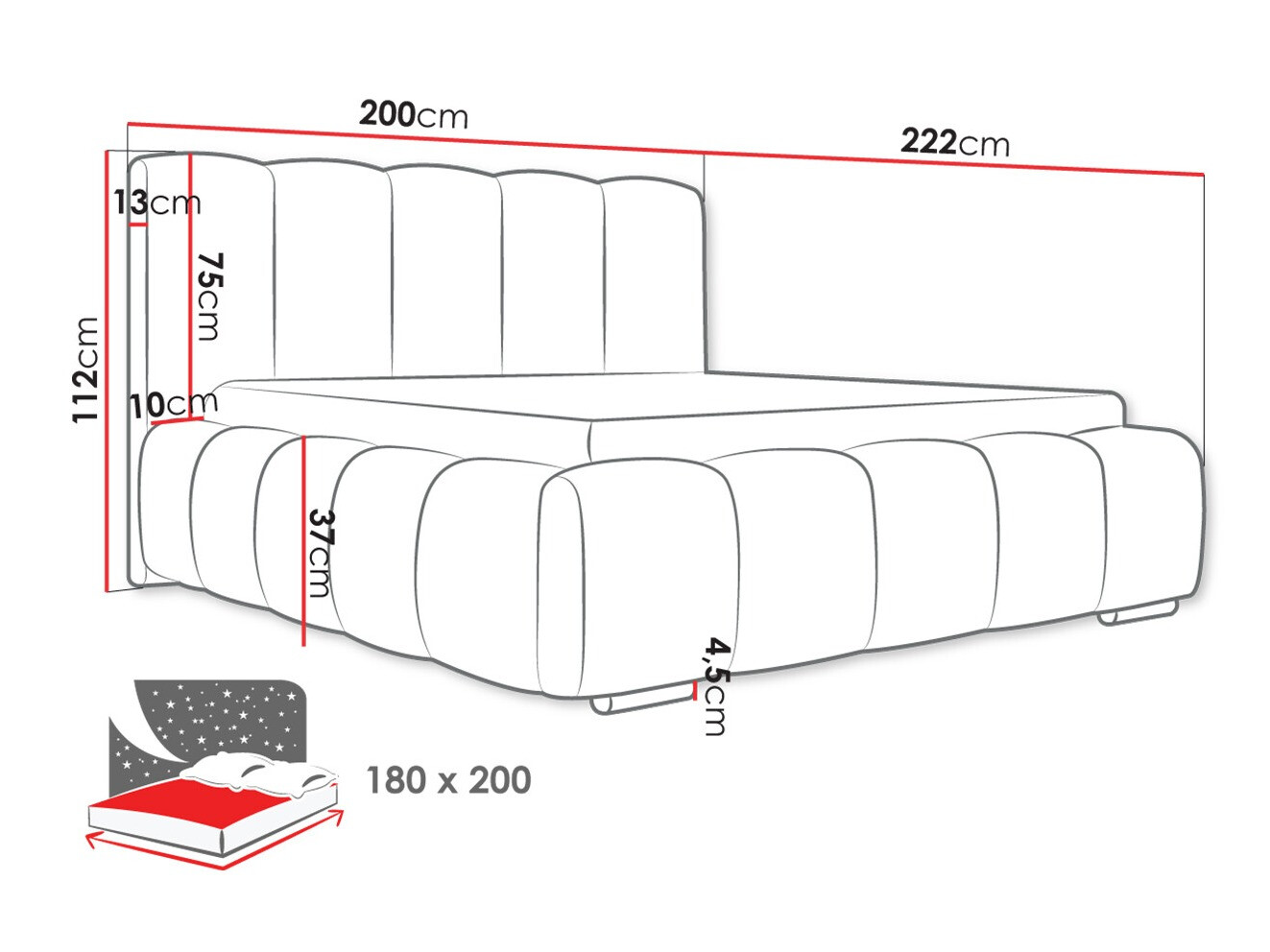 Letto TrendyNest Alceus I (Kronos 07)