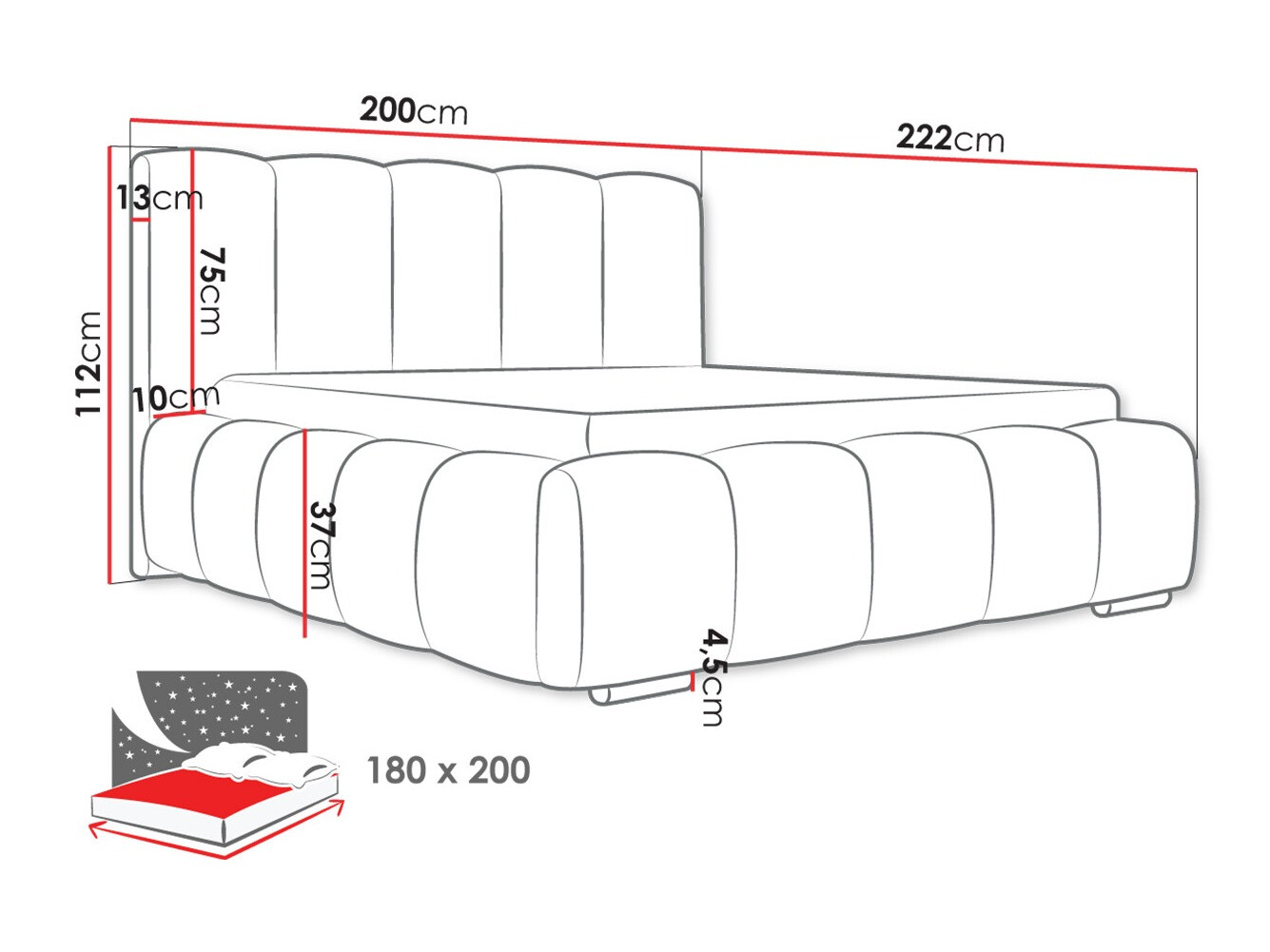 Letto TrendyNest Alceus I (Kronos 22)