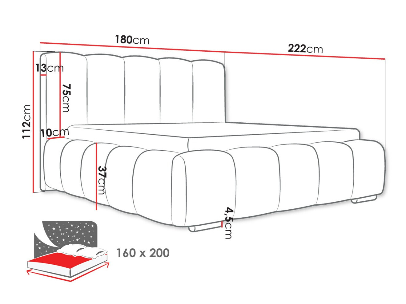Letto TrendyNest Alceus I (Kronos 29)