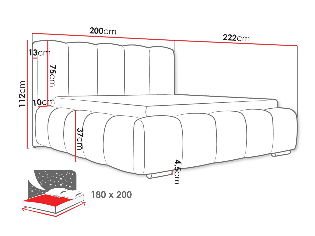 Letto TrendyNest Alceus I (Kronos 29)