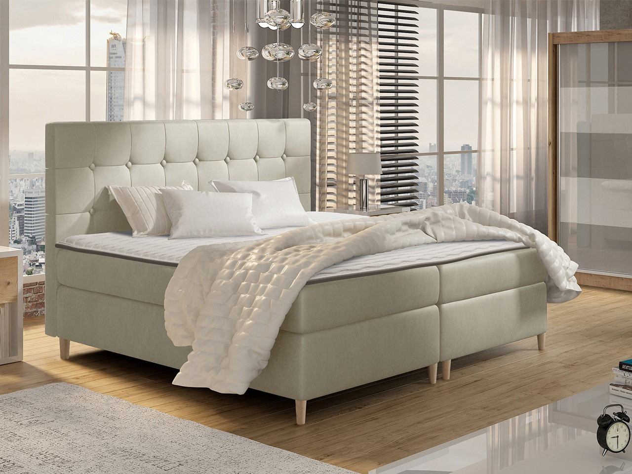 Letto continentale Caseus (Magic Velvet 2201)