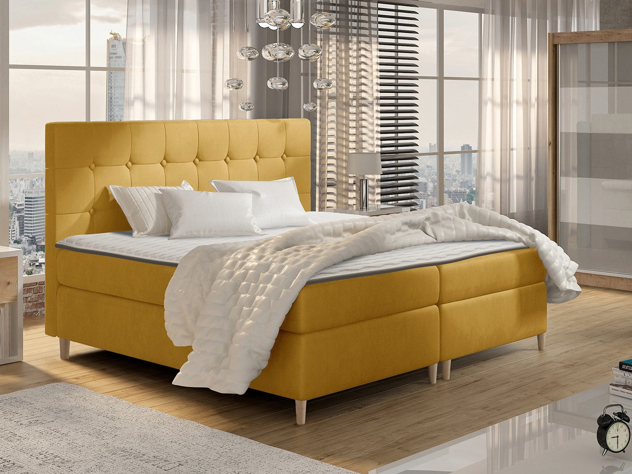 Letto continentale Caseus (Magic Velvet 2215)