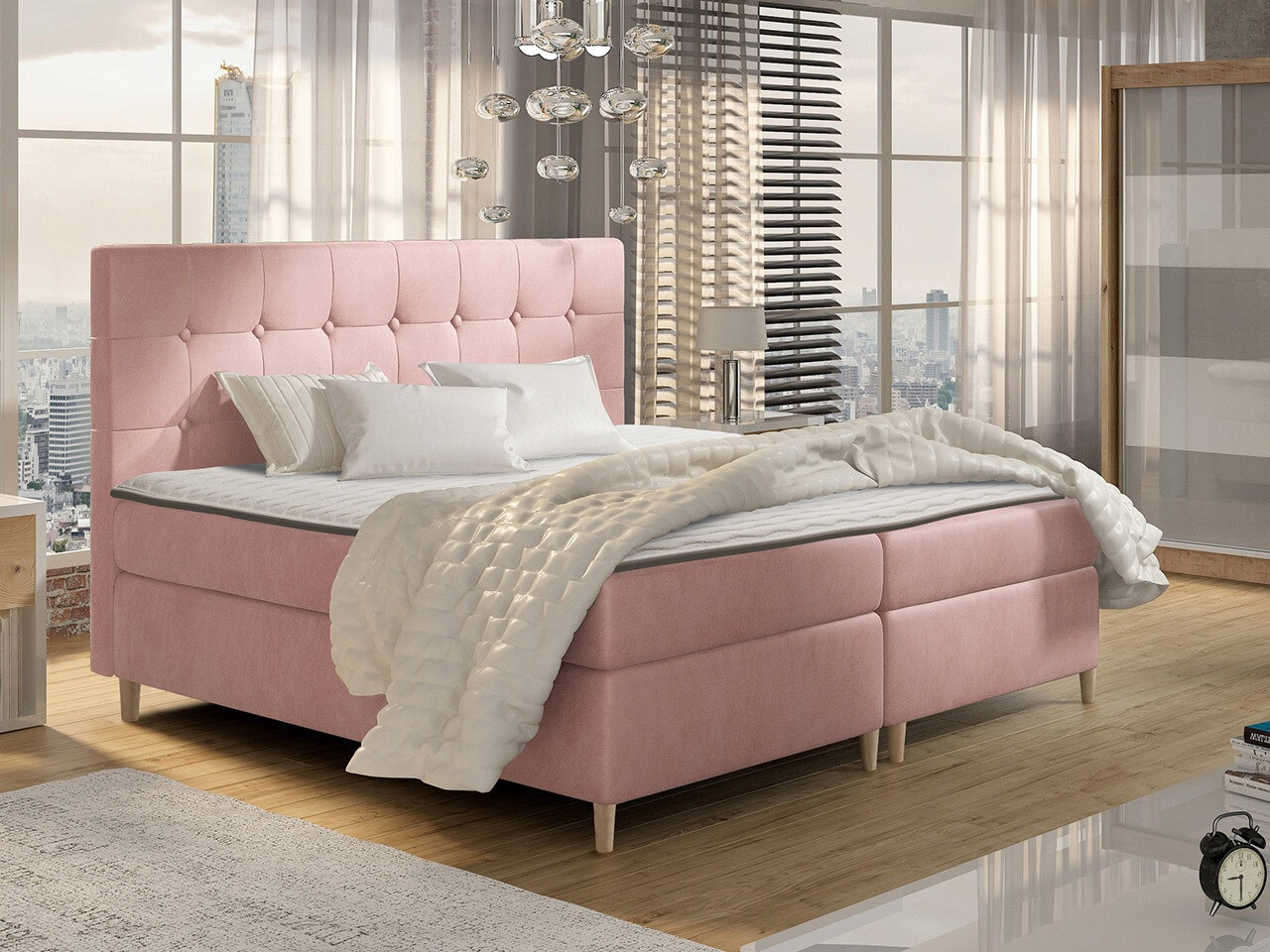 Letto continentale Caseus (Magic Velvet 2257)