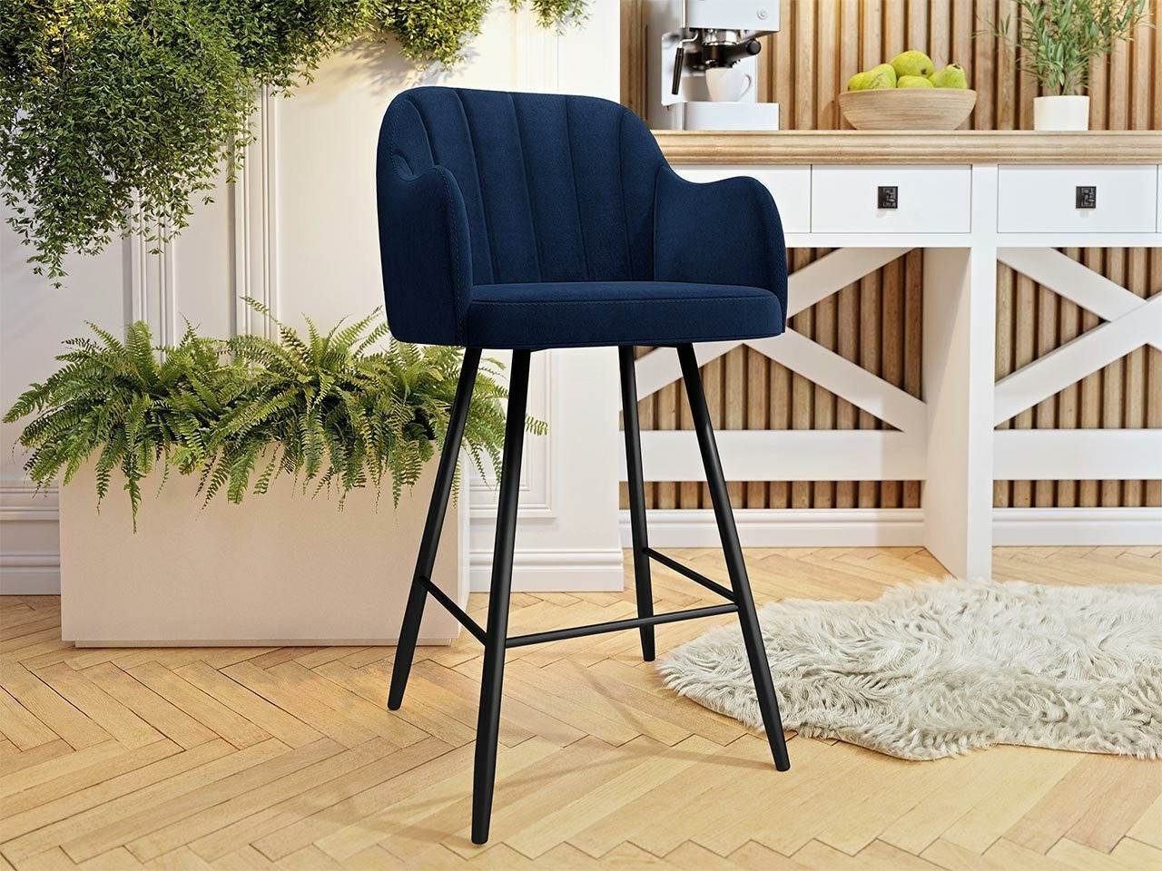 Sgabello da bar Comfivo Anser I (Magic Velvet 2216)