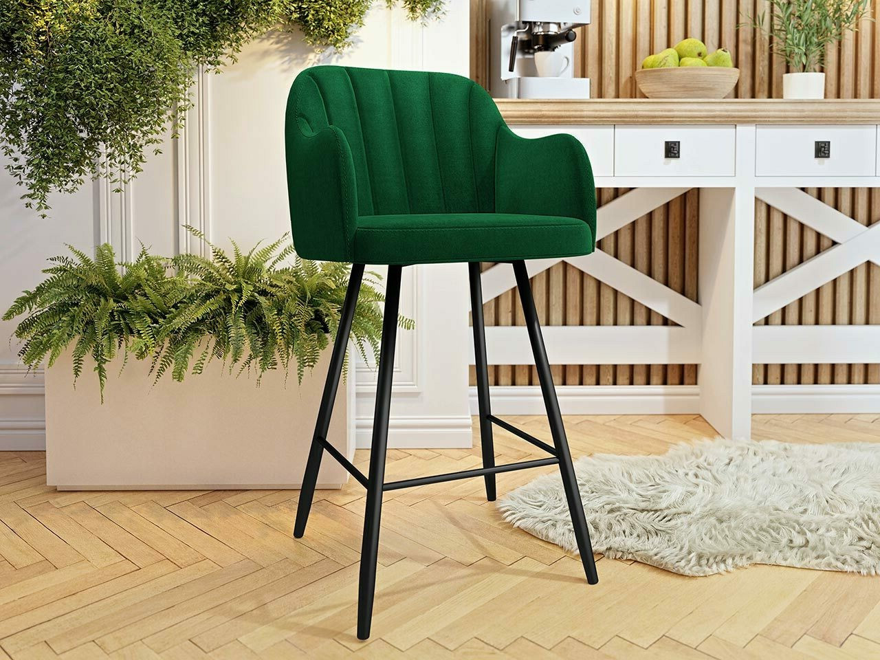 Sgabello da bar Comfivo Anser I (Magic Velvet 2225)