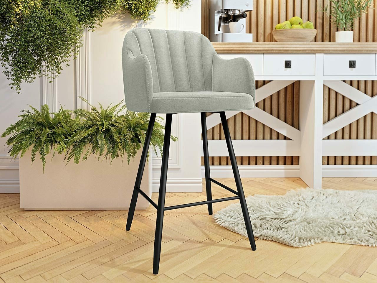 Sgabello da bar Comfivo Anser I (Magic Velvet 2240)