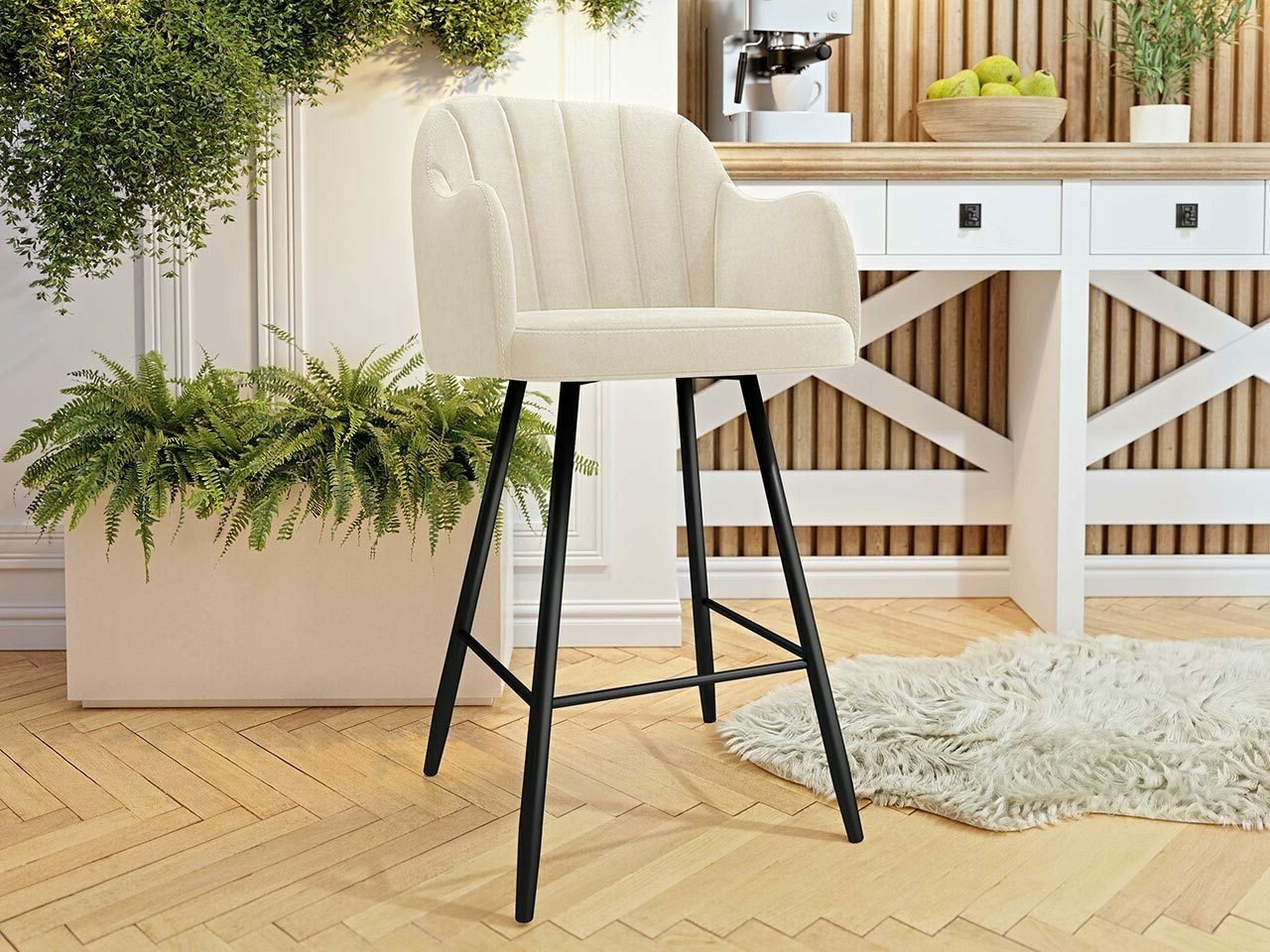 Sgabello da bar Comfivo Anser I (Magic Velvet 2250)