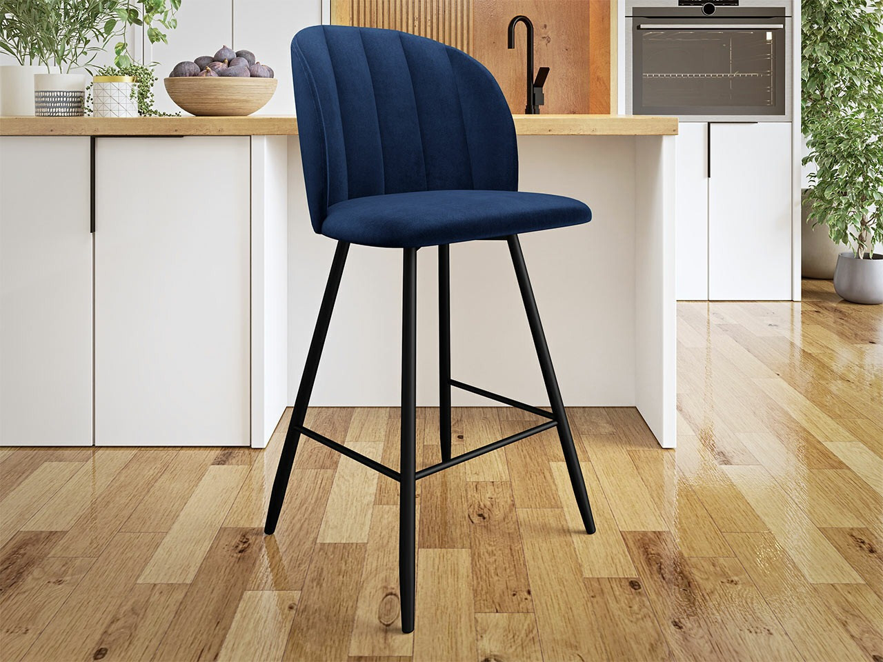 Sgabello da bar Comfivo Anser II (Magic Velvet 2216)