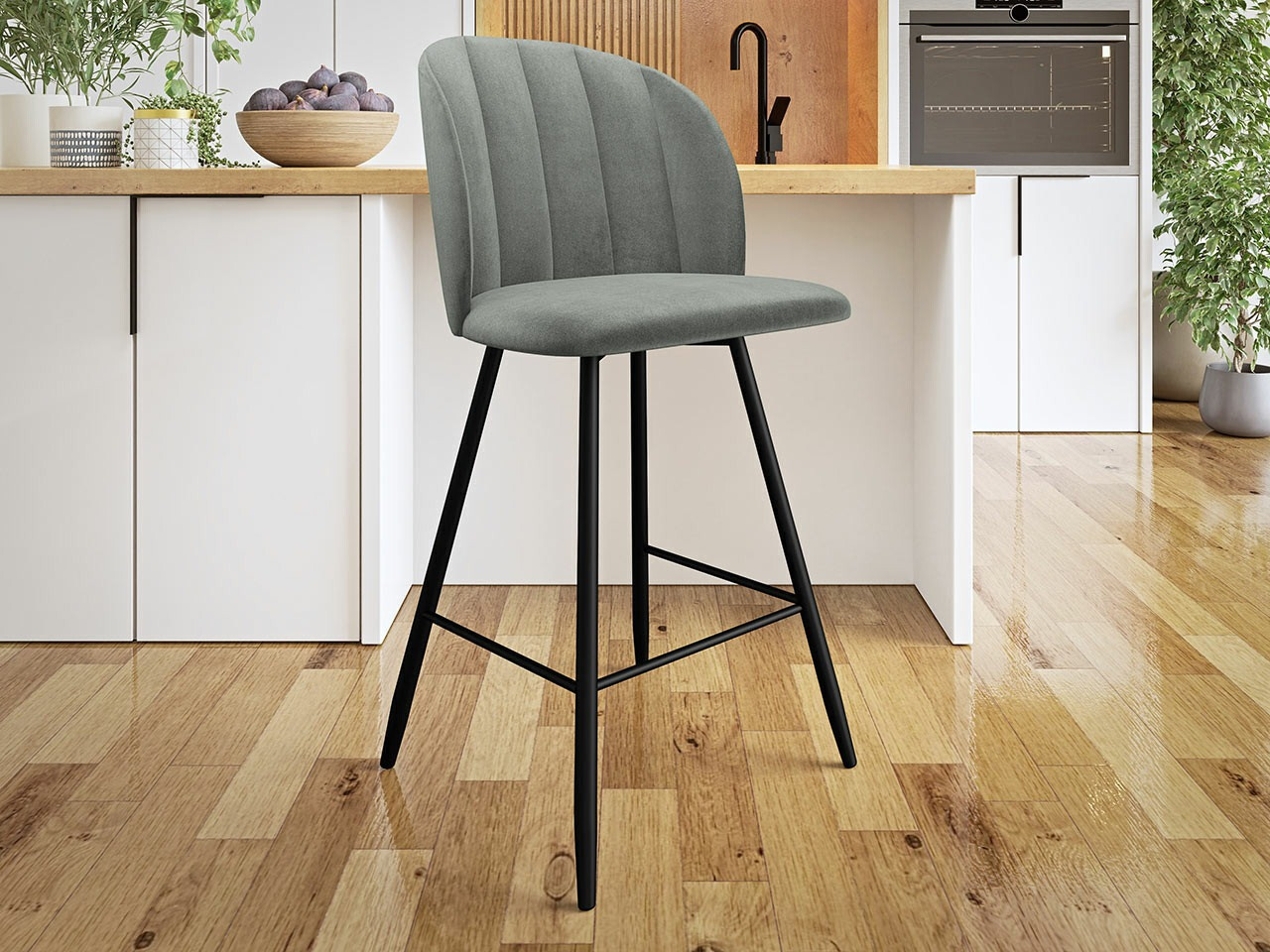Sgabello da bar Comfivo Anser II (Magic Velvet 2217)