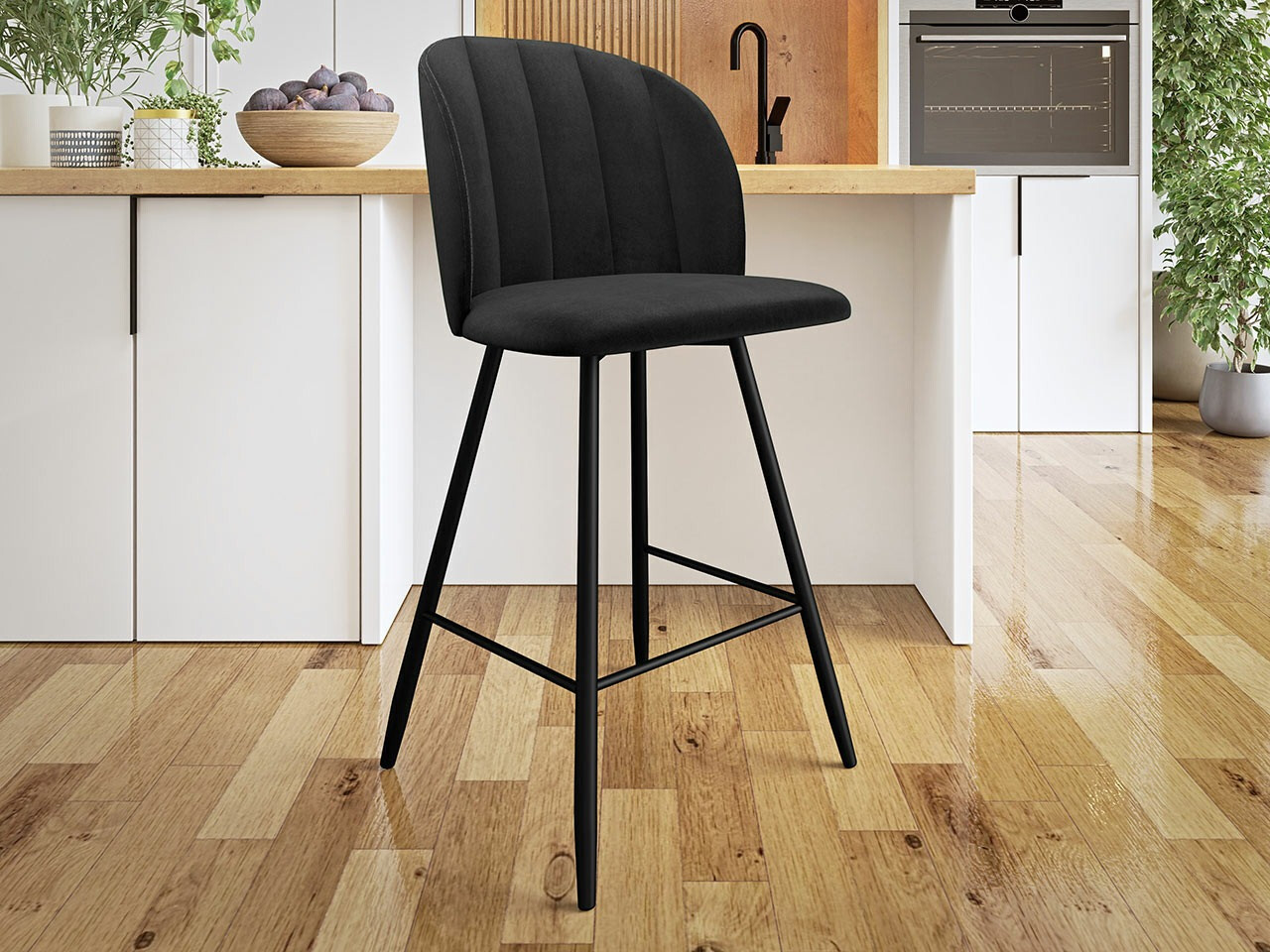 Sgabello da bar Comfivo Anser II (Magic Velvet 2219)