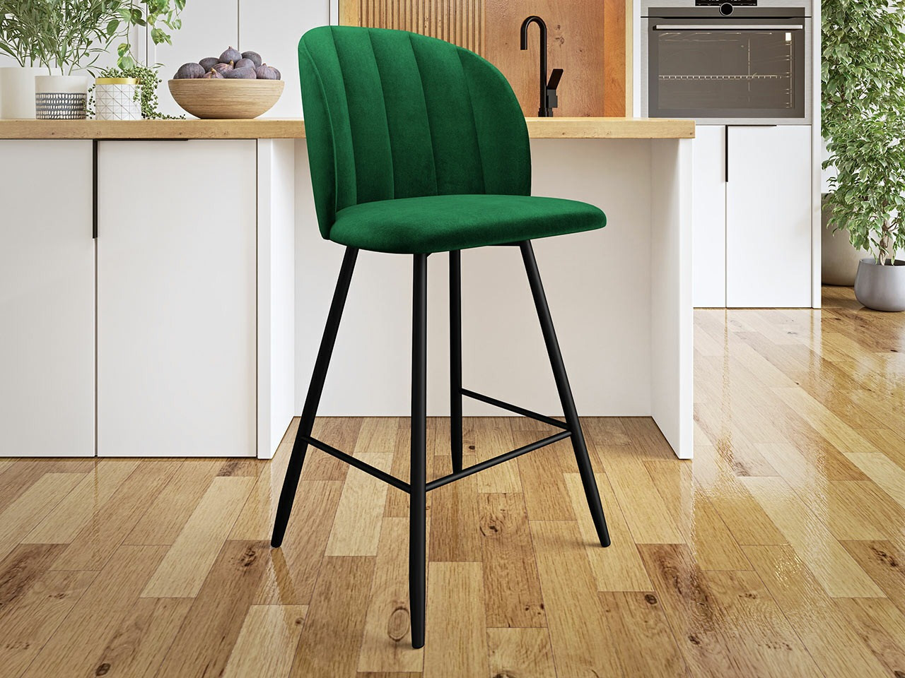 Sgabello da bar Comfivo Anser II (Magic Velvet 2225)