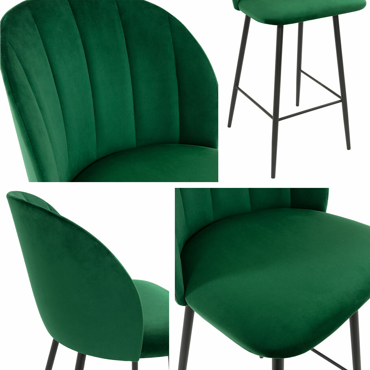 Sgabello da bar Comfivo Anser II (Magic Velvet 2225)