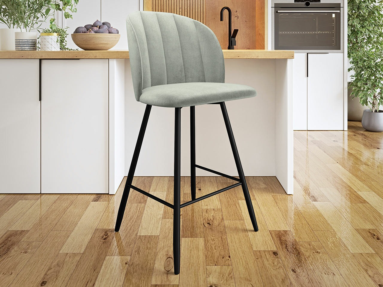 Sgabello da bar Comfivo Anser II (Magic Velvet 2240)