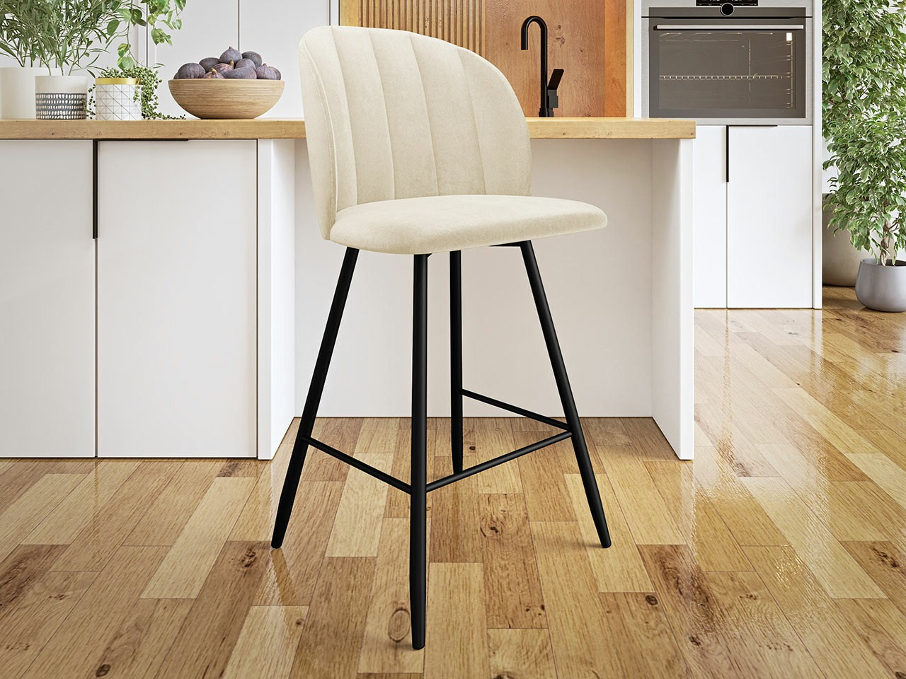 Sgabello da bar Comfivo Anser II (Magic Velvet 2250)