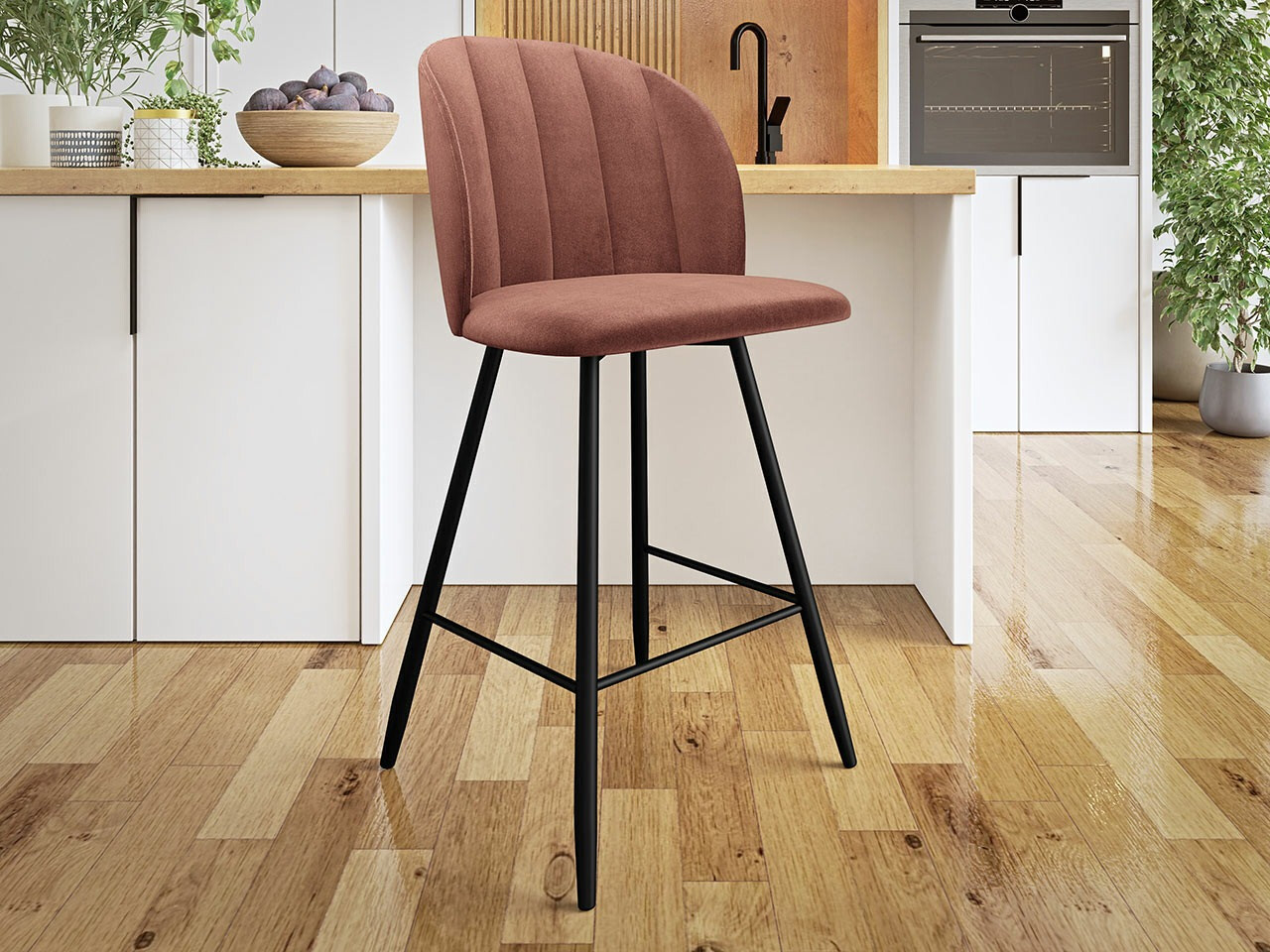Sgabello da bar Comfivo Anser II (Magic Velvet 2258)