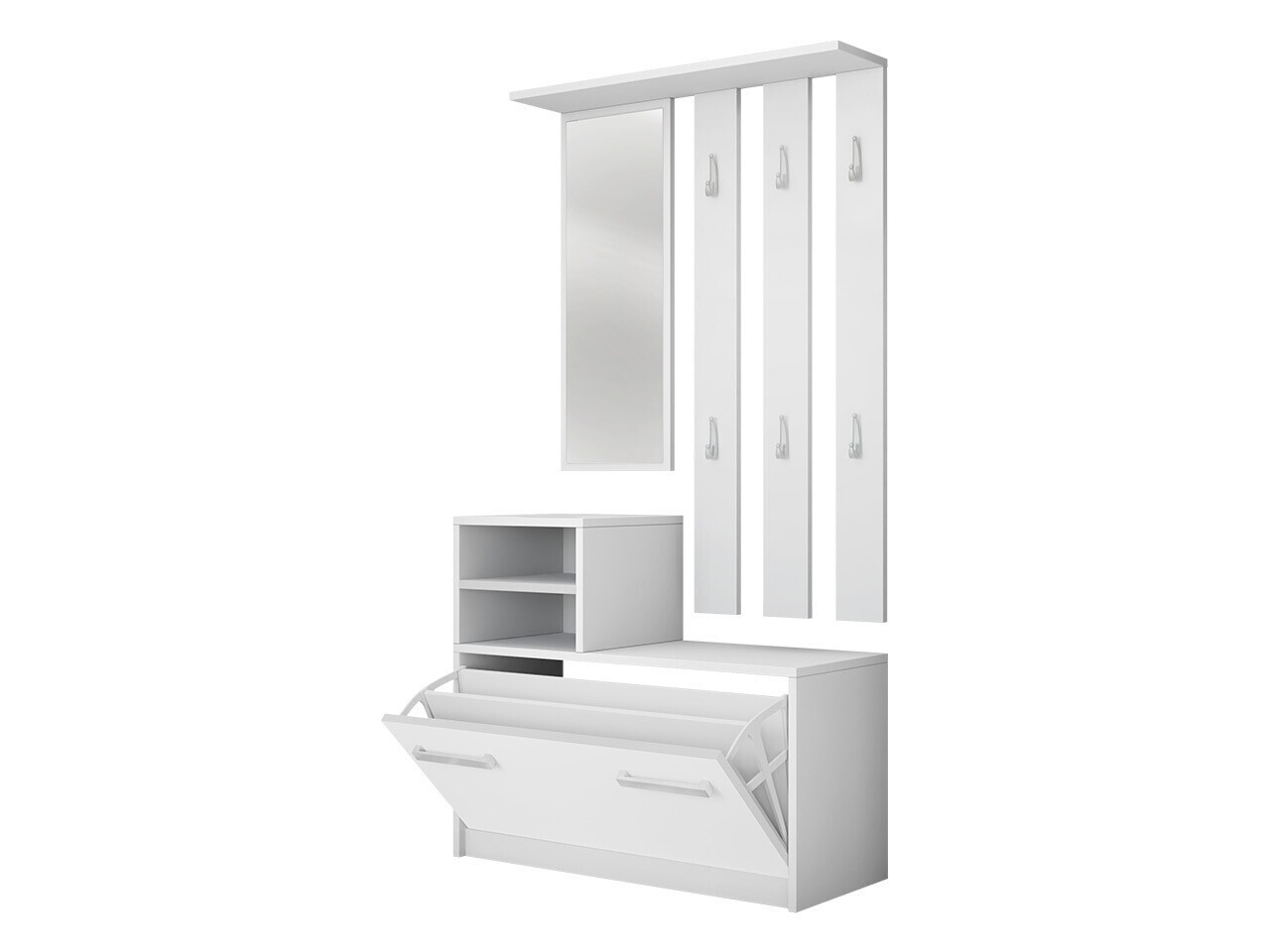 Set arredo da corridoio Candum (Bianco)
