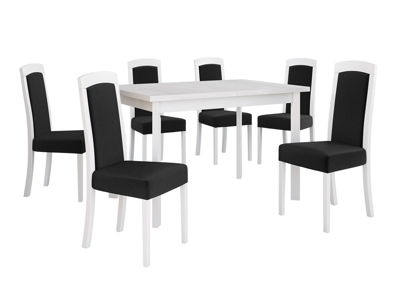 Set sala da pranzo Victorville 351 (Bianco)