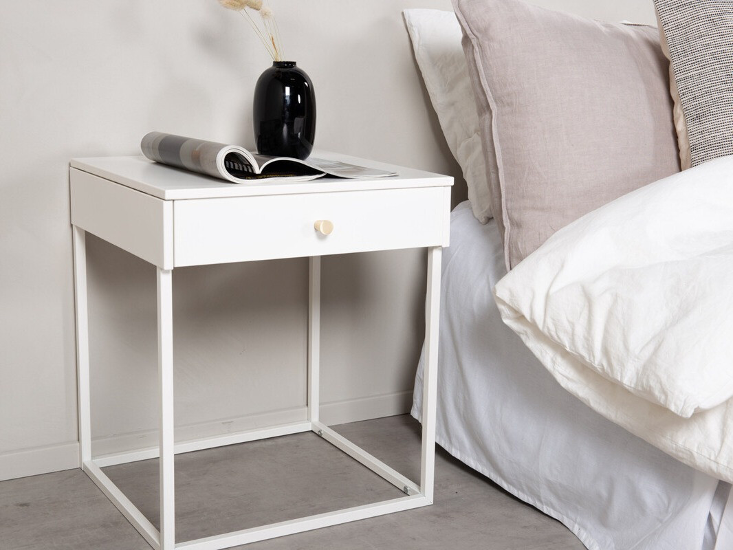 Comodino Evasevu 104 (Bianco)