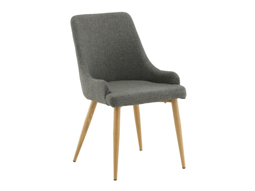 Sedia Dallas 222 (Grigio scuro + Marrone)