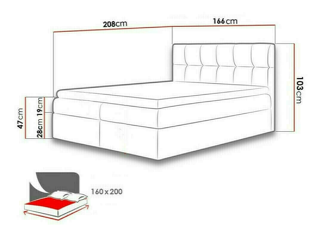 Letto continentale Aedes (Muna 08)