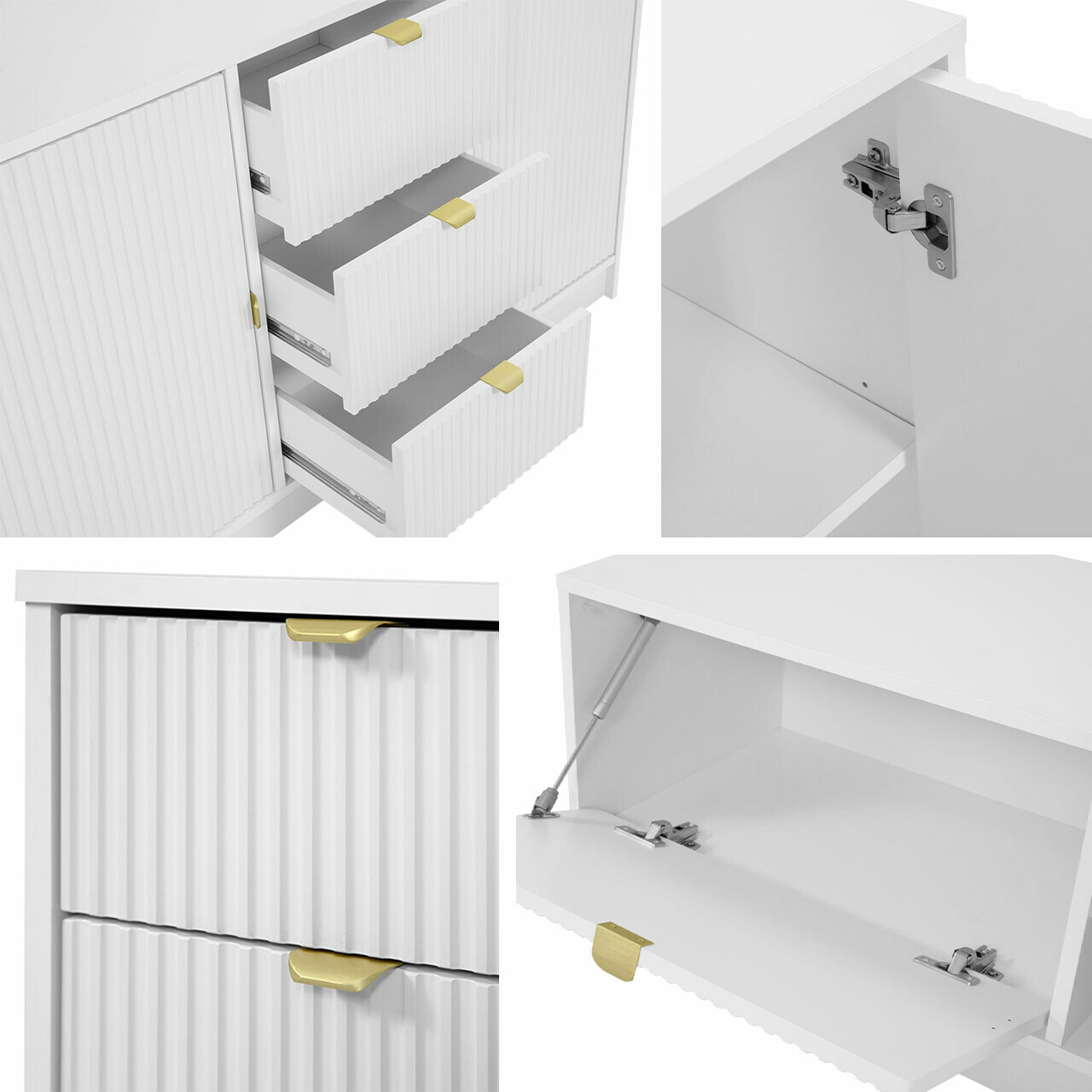 Mobile porta TV Comfivo Papilio I (Bianco)