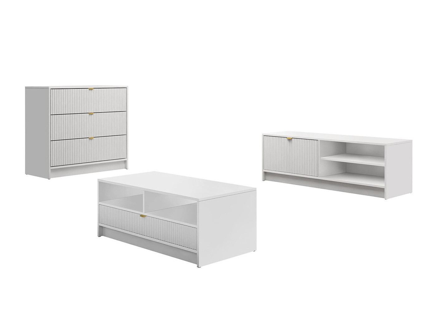 Parete attrezzata Comfivo Larmire 108 (Bianco)