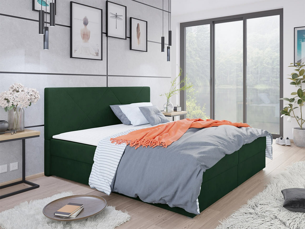 Letto continentale Memphis 117 (Itaka 10)