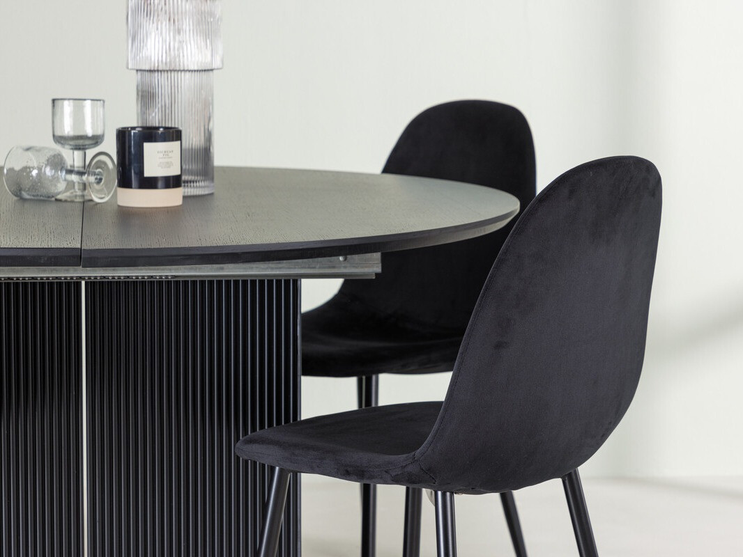 Set sala da pranzo Dallas 4287 (Nero)