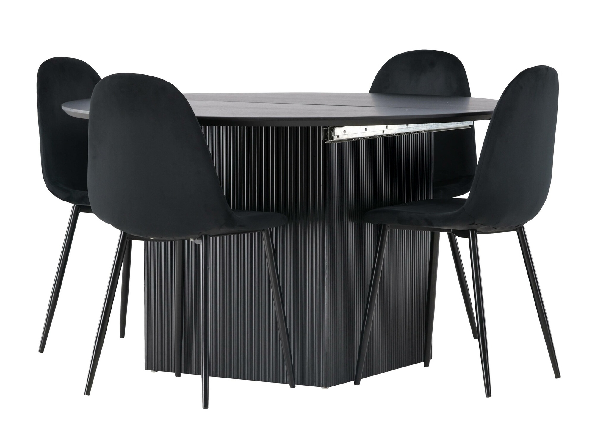 Set sala da pranzo Dallas 4287 (Nero)