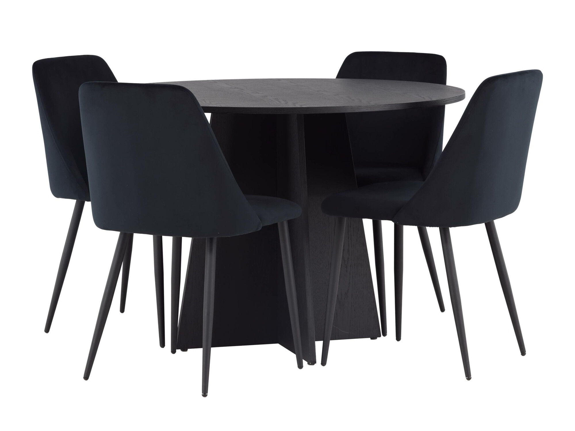 Set sala da pranzo Dallas 4289 (Nero)