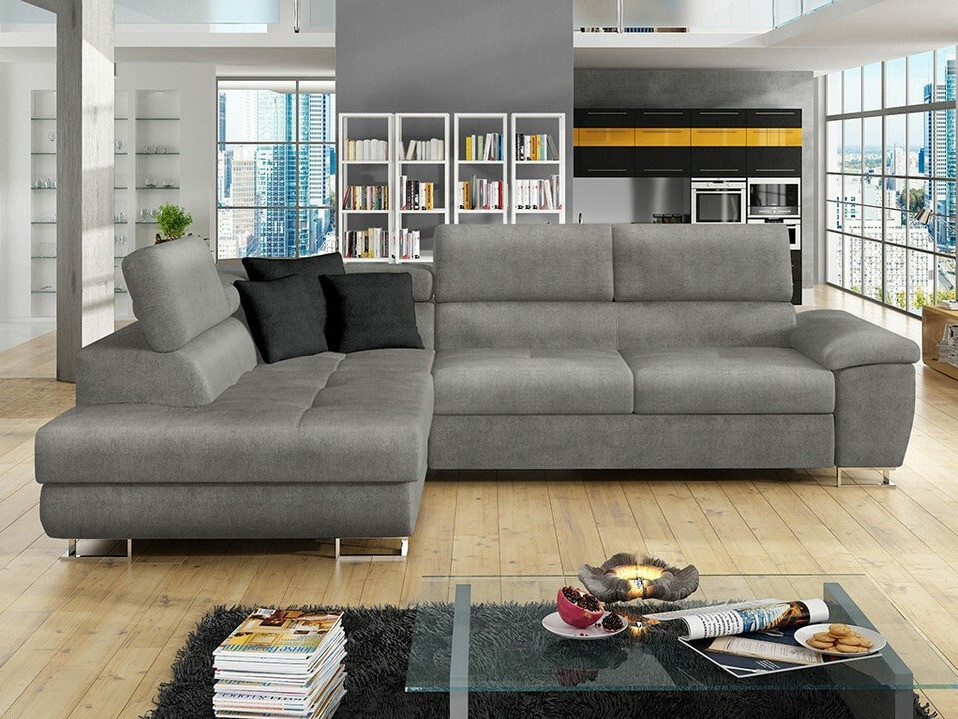Divano angolare Comfivo Ruta II (Magic Velvet 2217 + Magic Velvet 2219)