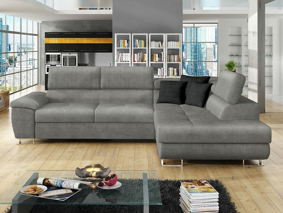 Divano angolare Comfivo Ruta II (Magic Velvet 2217 + Magic Velvet 2219)