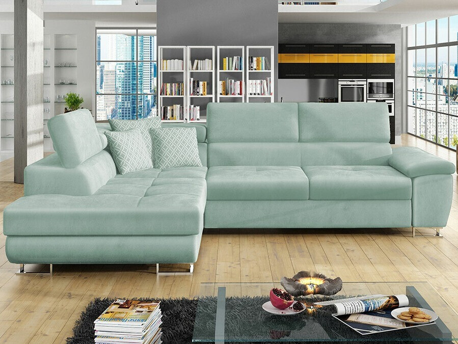 Divano angolare Comfivo Ruta II (Magic Velvet 2227 + Evo 29)