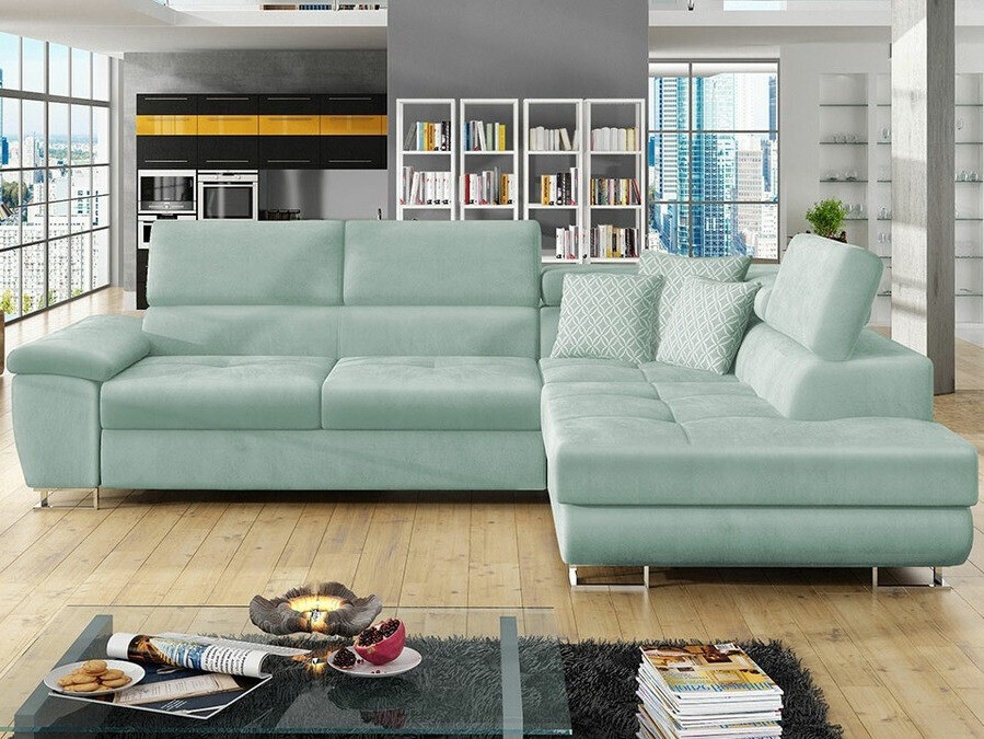 Divano angolare Comfivo Ruta II (Magic Velvet 2227 + Evo 29)